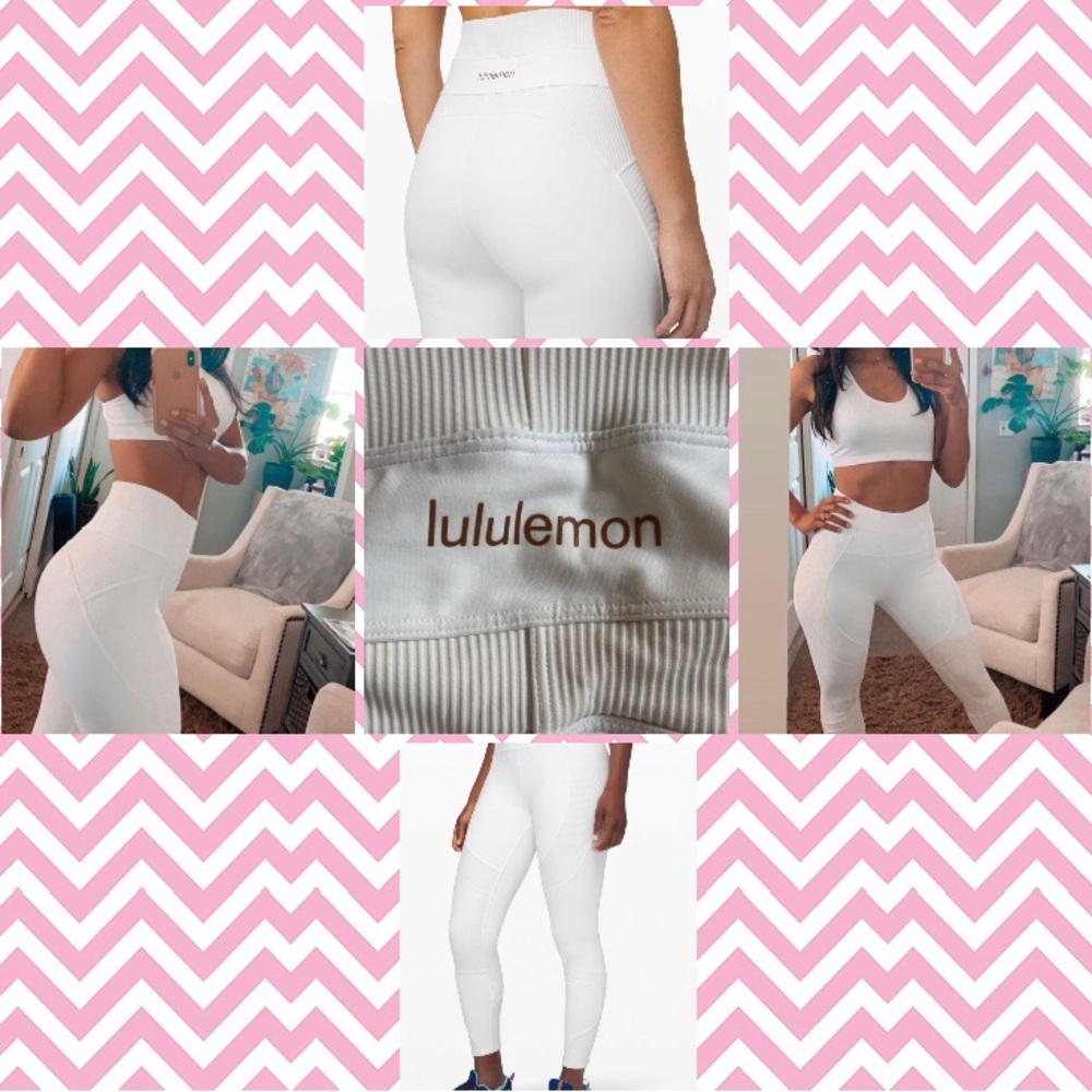 Lululemon New Ambition Super HR Legging (Limited Edition) 6 EUC Logo Graphic